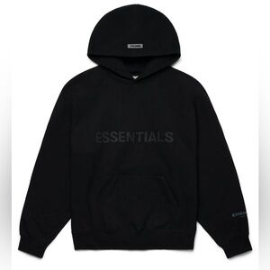 Essentials Black Hoodie